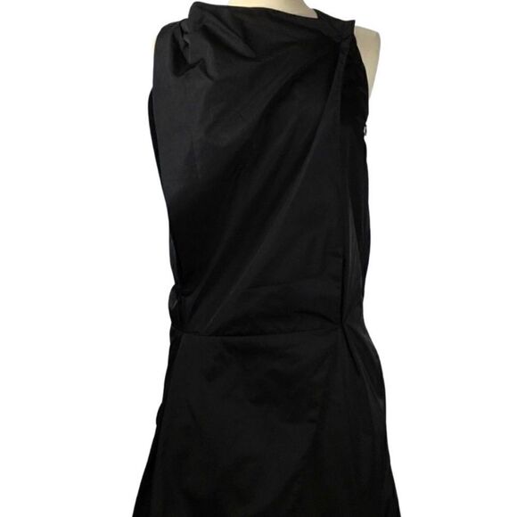 Balenciaga Black Label Runway Silk Asymmetric Tuxedo High Fashion Couture Mini - Picture 6 of 16